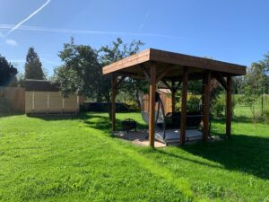 Pergola a sauna